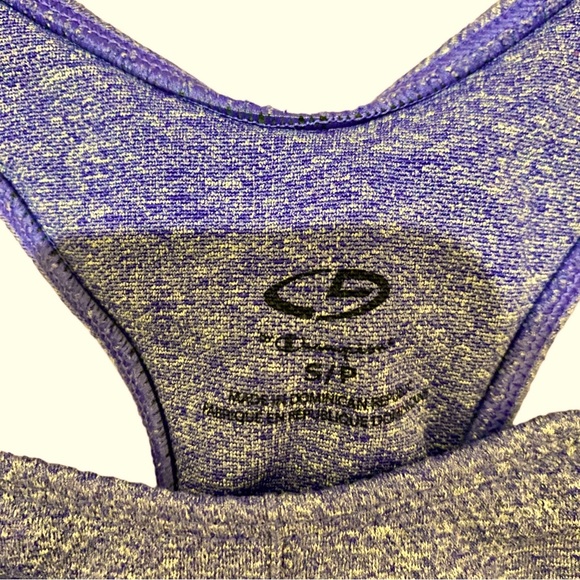 Champion purple racer back sports bra - Picture 2 of 7